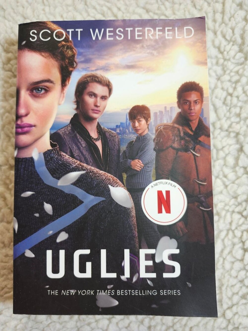 Uglies Scott Westerfeld Paperback 2024 Netflix Cover Simon & Schuster YA
